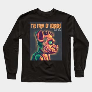 THE FARM OF HORRORS in 8 bits Long Sleeve T-Shirt